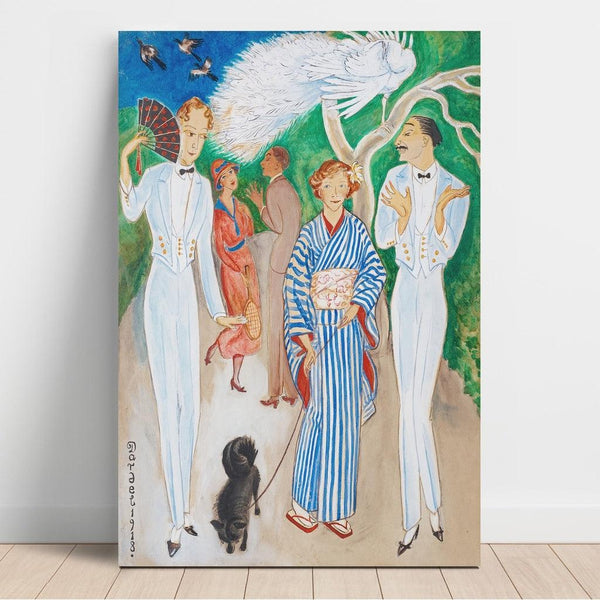 Reproduktion av målningen Paons - Nils Dardel
