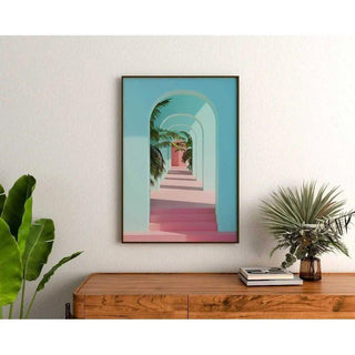 Passage tropical | Décoration murale abstraite | Reproduction Tableau Décoration murale affiche copie