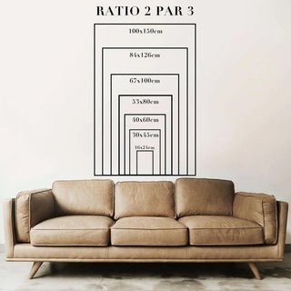 Passage tropical | Décoration murale abstraite | Reproduction Tableau Décoration murale affiche copie