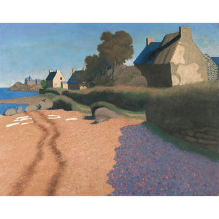 Paysage à Loguivy par Félix Vallotton | Reproduction Tableau Décoration murale affiche copie