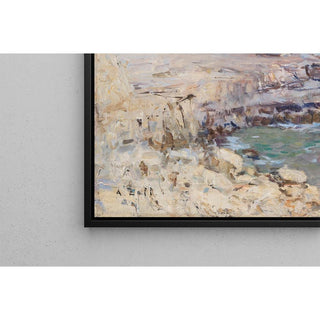 Paysage côtier rocheux - Alfred Zoff | Reproduction Tableau Décoration murale affiche copie