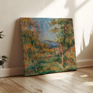 Paysage de Cagnes - Pierre-Auguste Renoir | Reproduction Tableau Décoration murale affiche copie