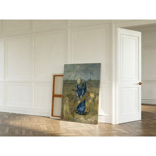 Paysanne liant des gerbes Après Millet - Vincent van Gogh | Reproduction Tableau Décoration murale affiche copie