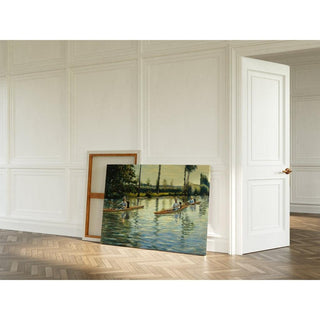 Périssoires sur l'Yerres - Gustave Caillebotte | Reproduction Tableau Décoration murale affiche copie