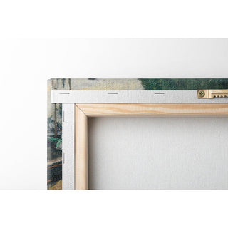 Péniches à Pontoise - Camille Pissarro | Reproduction Tableau Décoration murale affiche copie