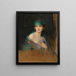 Philip Alexius de Lszl - Portrait Of Princess Ruspoli Duchess De Gramont.webp