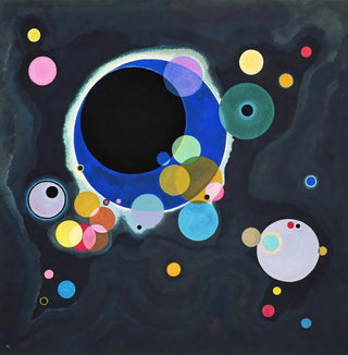 Plusieurs cercles - Wassily Kandinsky