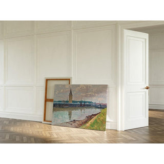 Port de pêche à Nieuport Belgique - Alfred Zoff | Reproduction Tableau Décoration murale affiche copie