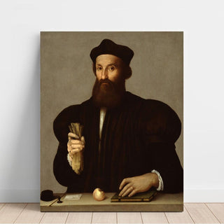 Portrait d'un gentilhomme - Raphael | Reproduction Tableau Décoration murale affiche copie