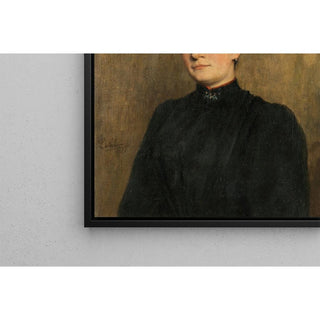 Portrait d'une Jeune Femme - Henri Lebasque | Reproduction Tableau Décoration murale affiche copie