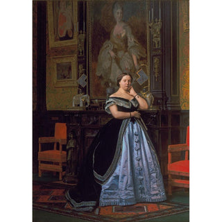 Portrait de Charlotte de Rothschild - Jean-Léon Gérôme | Reproduction Tableau Décoration murale affiche copie