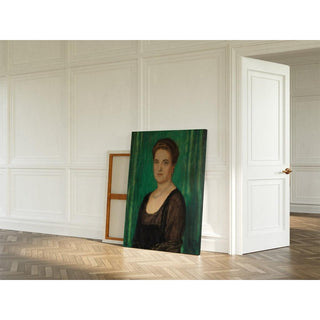 Portrait de femme Martha Butzer - Franz von Stuck | Reproduction Tableau Décoration murale affiche copie