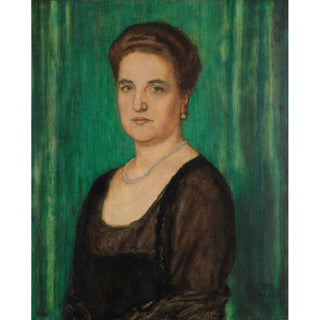 Portrait de femme Martha Butzer - Franz von Stuck | Reproduction Tableau Décoration murale affiche copie