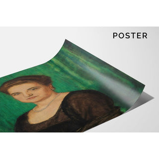 Portrait de femme Martha Butzer - Franz von Stuck | Reproduction Tableau Décoration murale affiche copie