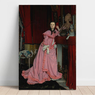 Portrait de la marquise de Miramon, Née Thérèse Feuillant - James Tissot | Reproduction Tableau Décoration murale affiche copie