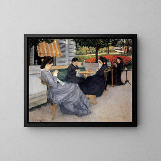 Portraits à la campagne - Gustave Caillebotte | Reproduction Tableau Décoration murale affiche copie