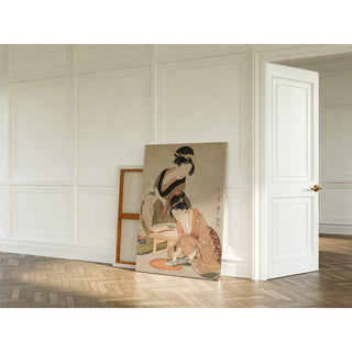 Préparation de poisson cru - Kitagawa Utamaro | Reproduction Tableau Décoration murale affiche copie