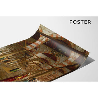 Prière dans la mosquée - Jean-Léon Gérôme | Reproduction Tableau Décoration murale affiche copie