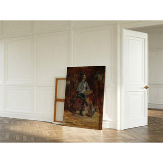 Princeteau dans son Atelier - Henri de Toulouse-Lautrec | Reproduction Tableau Décoration murale affiche copie