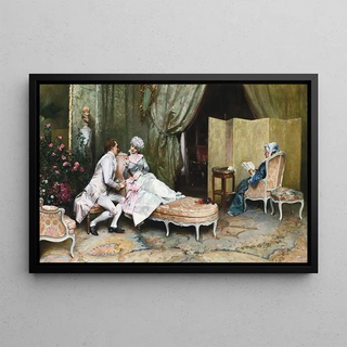 Raimundo de Madrazo y Garreta - Flirtation.webp