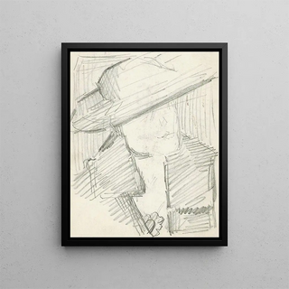 Reijer Stolk - Portret van een vrouw met een hoed.webp