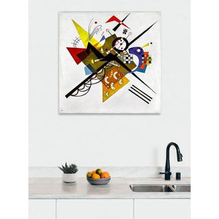Reprodution tableau | Sur blanc II - Wassily Kandinsky | Reproduction Tableau Décoration murale affiche copie