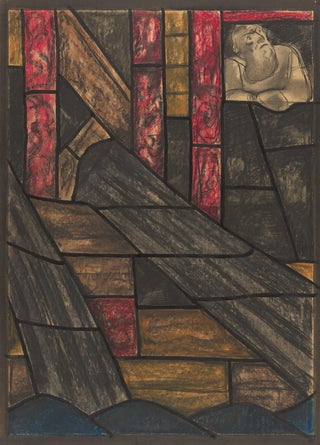 Richard Nicolas Roland Holst - Ontwerp voor raam in het Noordertransept in de Dom te Utrecht 4.webp