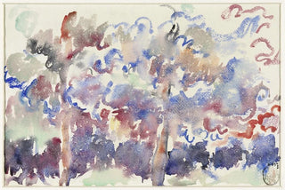 Rik Wouters - Landschap Boitsfort met bloeiende fruitbomen.webp