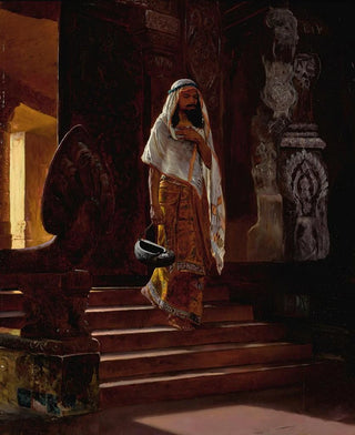 Rudolf Ernst - Entering The Temple.webp