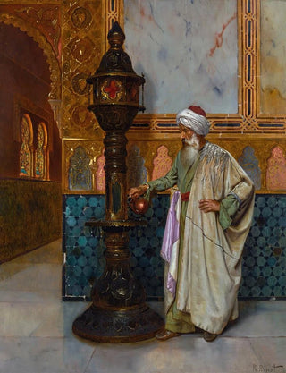 Rudolf Ernst - Tending The Lamp.webp