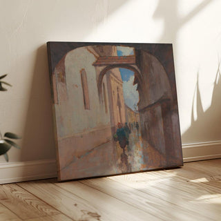 Rue Hrciarska à Košice - Ľudovít Cordák | Reproduction Tableau Décoration murale affiche copie