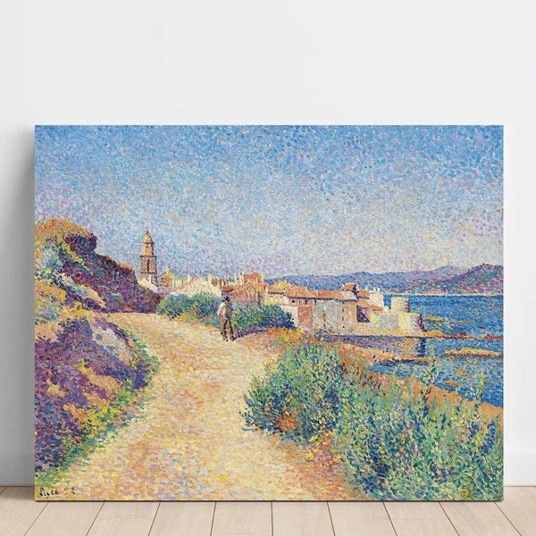Reproduktion av målningen Saint-Tropez - Maximilien Luce
