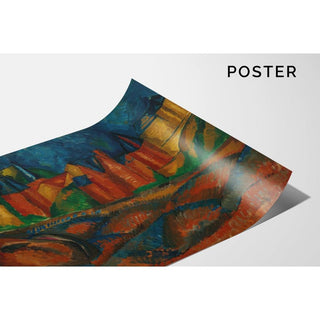 Sainte-Adresse, la Plage - Raoul Dufy | Reproduction Tableau Décoration murale affiche copie