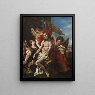 Sebastiano Ricci - Christ Mourned By Three Angels.webp