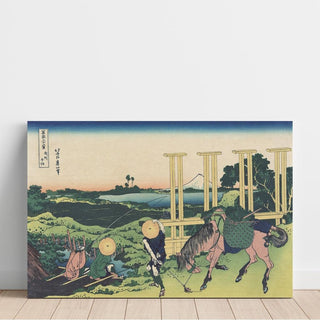 Senju dans la province de Musashi - Katsushika Hokusai | Reproduction Tableau Décoration murale affiche copie