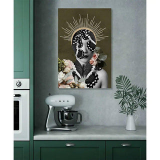 Sérénité Florale | Collage | Reproduction Tableau Décoration murale affiche copie