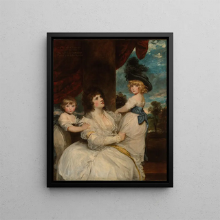 Sir Joshua Reynolds - Portrait of Jane Countess of Harrington with her Sons the Viscount Petersham and the Honorable Lincoln Stanhope.webp