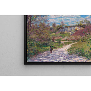 Soleil d'hiver à Veneux-Nadon - Alfred Sisley | Reproduction Tableau Décoration murale affiche copie