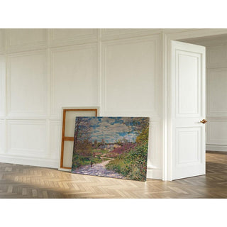 Soleil d'hiver à Veneux-Nadon - Alfred Sisley | Reproduction Tableau Décoration murale affiche copie