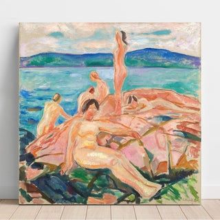 Solstice d’été - Edvard Munch | Reproduction Tableau Décoration murale affiche copie