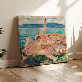 Solstice d’été - Edvard Munch | Reproduction Tableau Décoration murale affiche copie