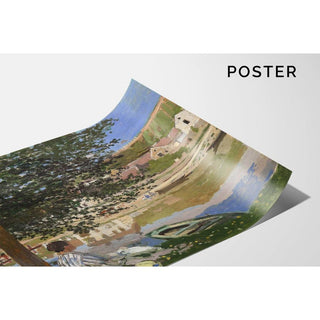 Sur la rive de la Seine, Bennecourt - Claude Monet | Reproduction Tableau Décoration murale affiche copie