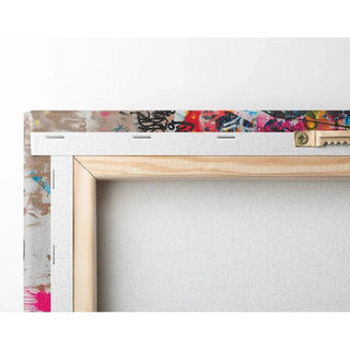 Tableau Street Art – La Joconde Urbaine | Poster Graffiti Pop et Coloré de Mona Lisa | Affiche Street Art Moderne pour Déco Murale