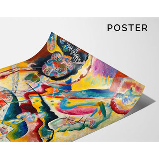 Tableau à la Tache Rouge - Wassily Kandinsky | Reproduction Tableau Décoration murale affiche copie