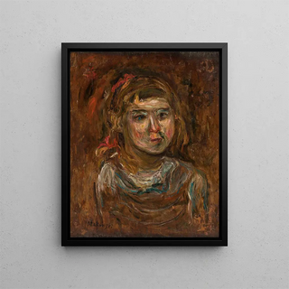 Tadeusz Makowski - Little girl with a red ribbon.webp