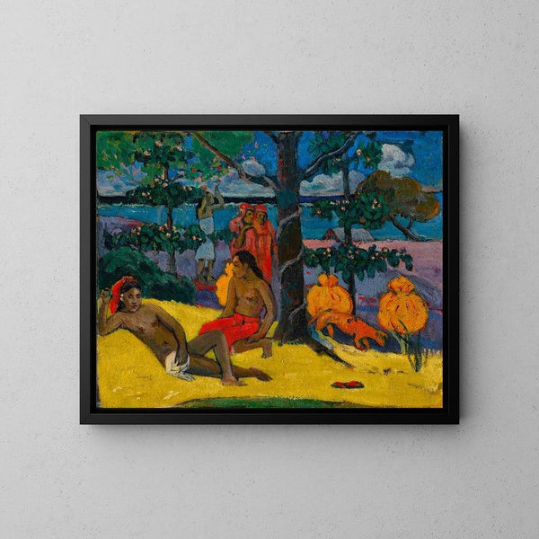 Reproduktion av målningen Te Arii Vahine (La Femme Aux Mangos) - Paul Gauguin