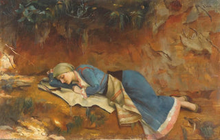 Theodoros Ralli - Resting Greek Girl.webp