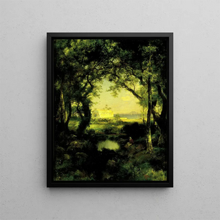 Thomas Moran - A Mexican Hacienda Lake Cuitzeo.webp