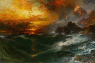 Thomas Moran - A Mountain of LoadstoneArabian Nights.webp