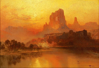 Thomas Moran - The Golden Hour.webp
